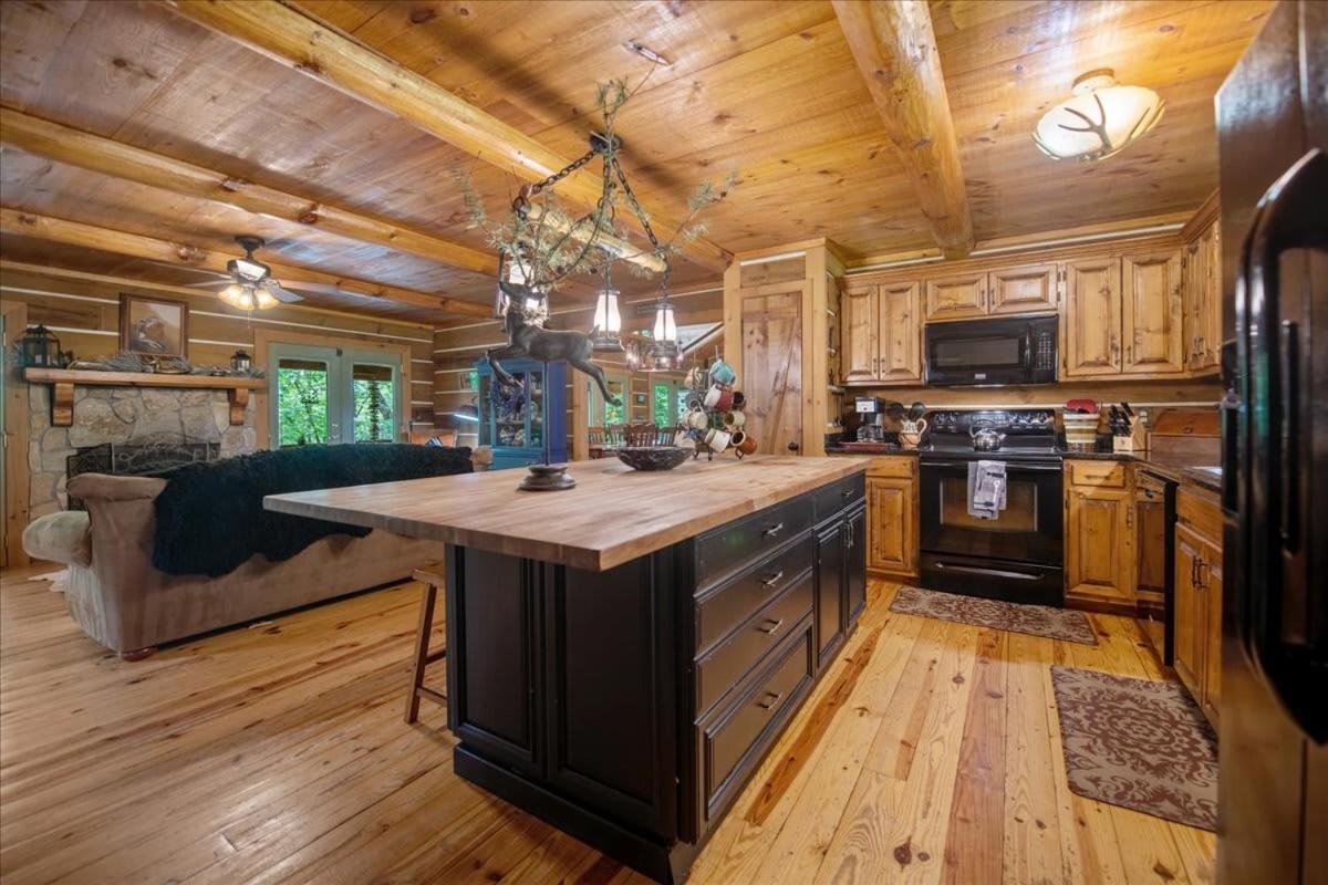 Waterfront Mountain Cabin With Hot Tub Villa Blue Ridge Dış mekan fotoğraf
