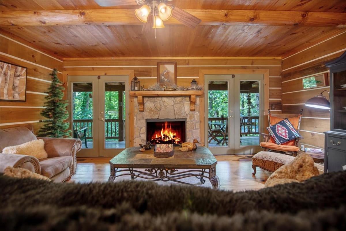 Waterfront Mountain Cabin With Hot Tub Villa Blue Ridge Dış mekan fotoğraf