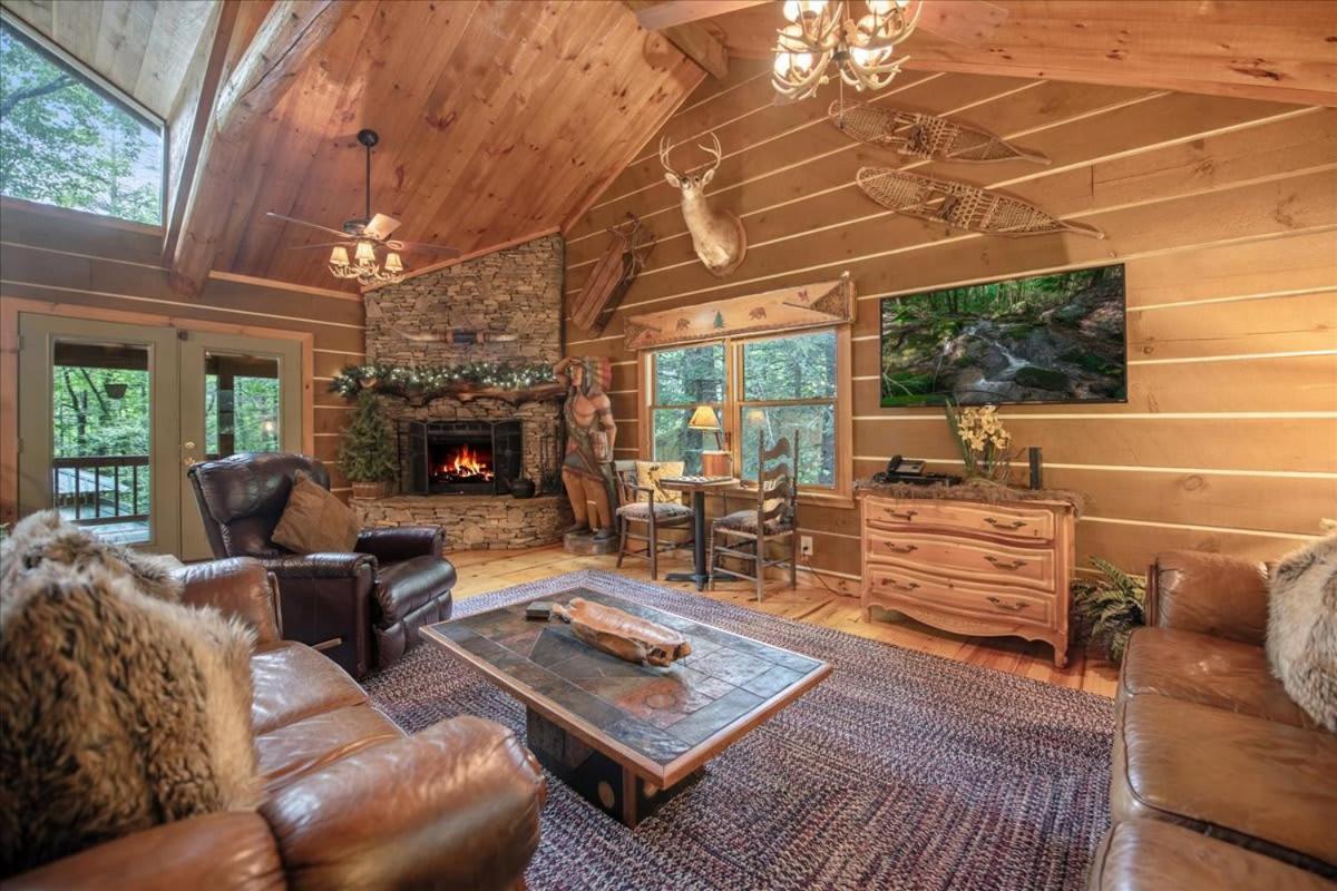Waterfront Mountain Cabin With Hot Tub Villa Blue Ridge Dış mekan fotoğraf