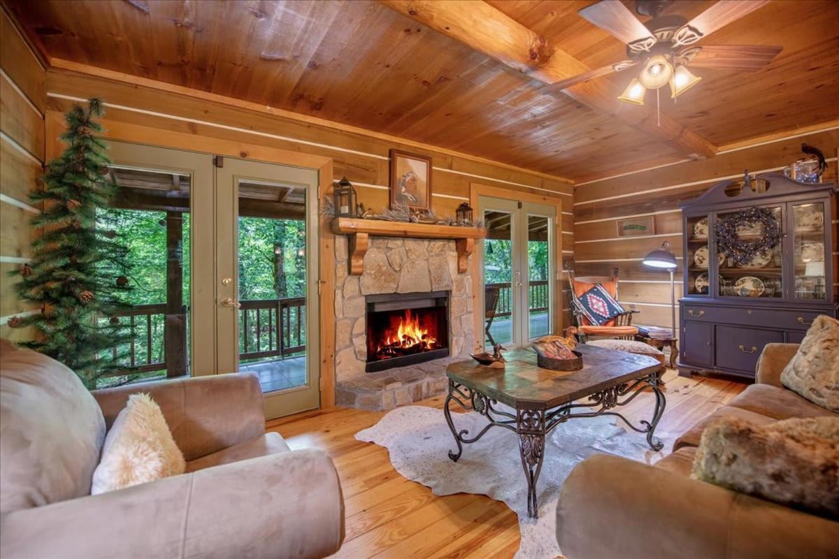Waterfront Mountain Cabin With Hot Tub Villa Blue Ridge Dış mekan fotoğraf