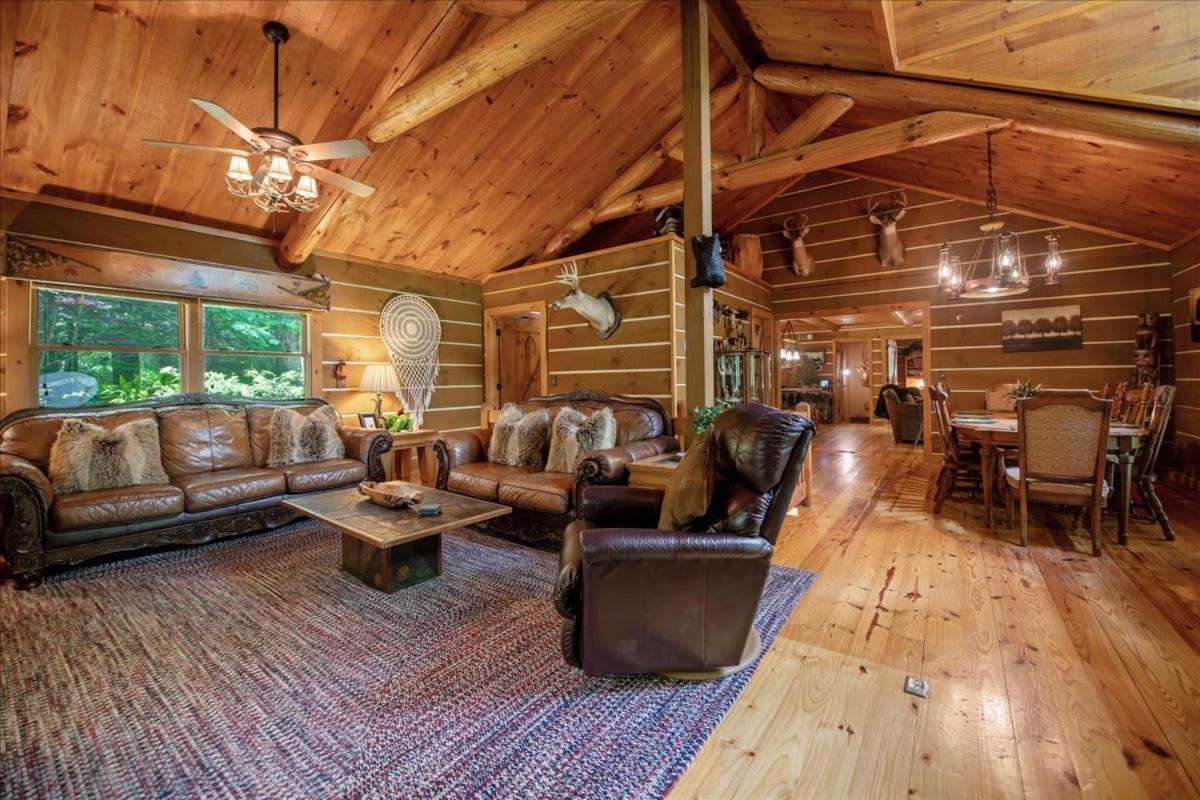 Waterfront Mountain Cabin With Hot Tub Villa Blue Ridge Dış mekan fotoğraf