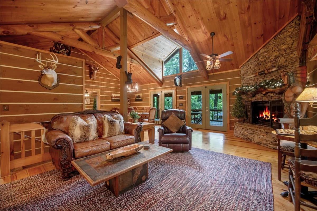 Waterfront Mountain Cabin With Hot Tub Villa Blue Ridge Dış mekan fotoğraf