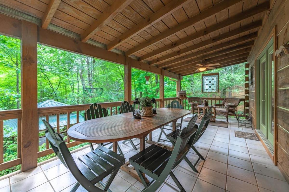 Waterfront Mountain Cabin With Hot Tub Villa Blue Ridge Dış mekan fotoğraf