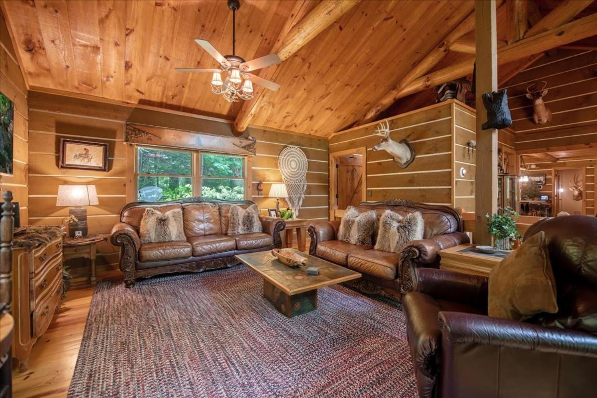 Waterfront Mountain Cabin With Hot Tub Villa Blue Ridge Dış mekan fotoğraf